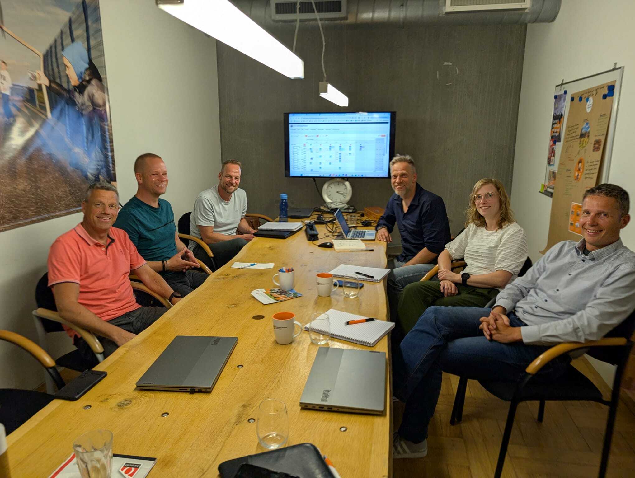 Team van Huis voor de Sport Groningen en KEEN Integrations bespreken de inrichting van KEENplanning