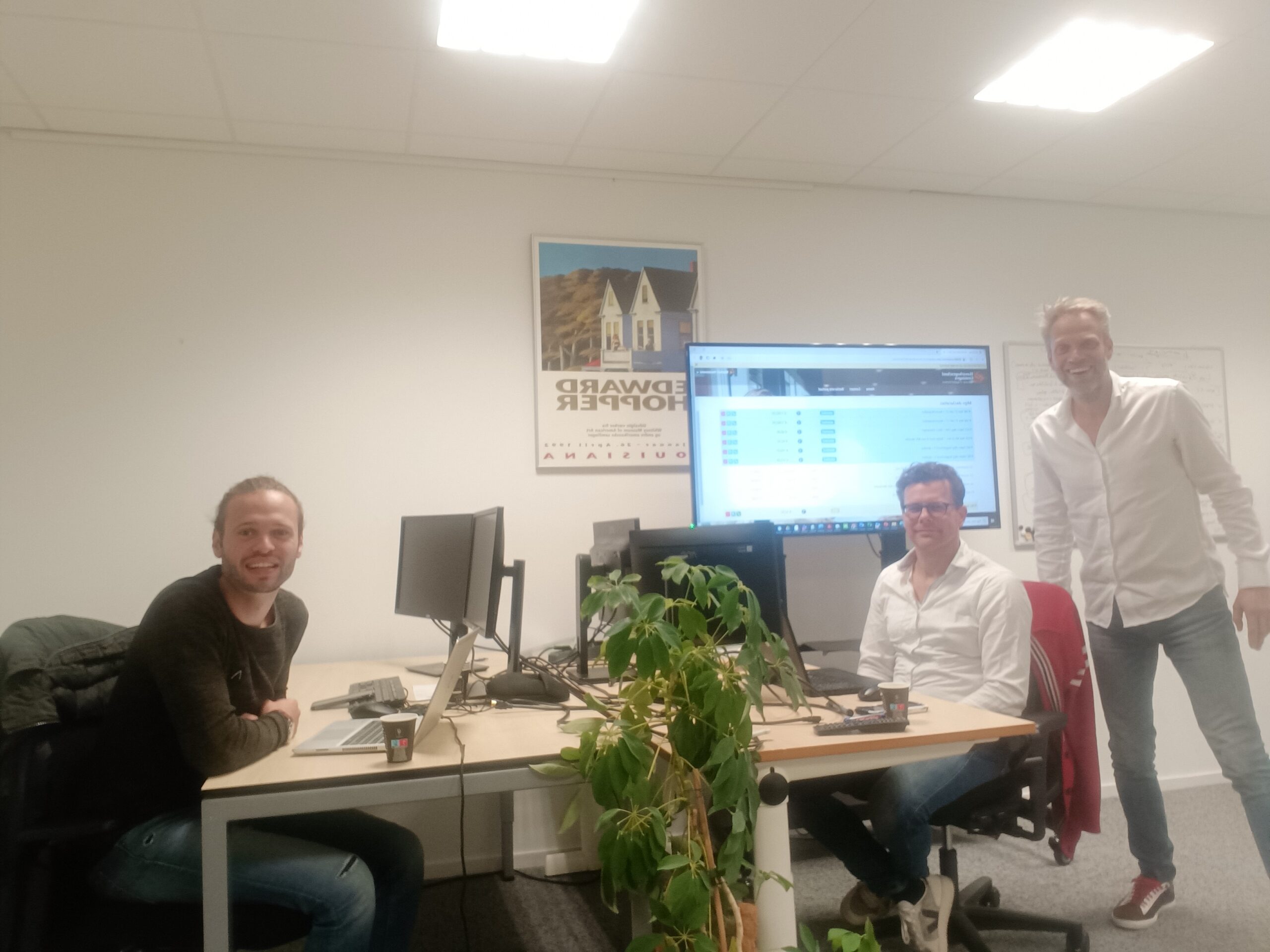Het team van KEEN Integrations tijdens de implementatie van KEENdeclaratie