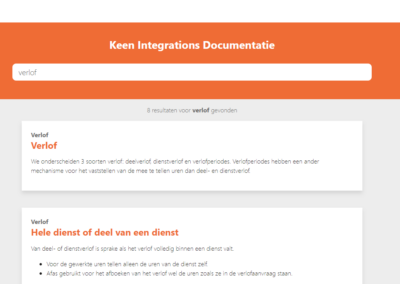 Documentatie is een belangrijk onderdeel van onze applicatie